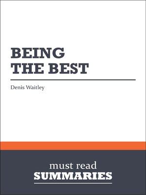 cover image of Being the Best - Denis Waitley